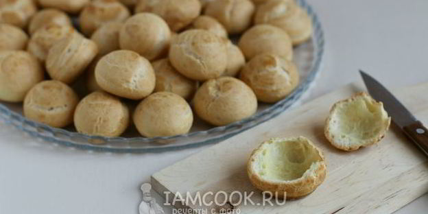 заварное тесто для эклеров и профитролей