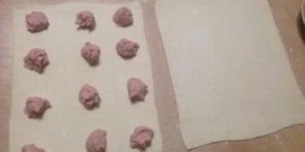 закусочные слойки с паштетом