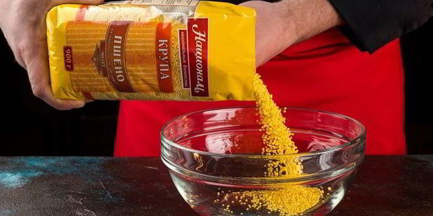 диетическая запеканка с творогом и пшеном