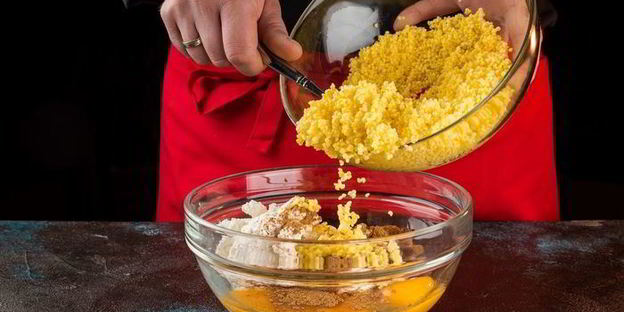 диетическая запеканка с творогом и пшеном