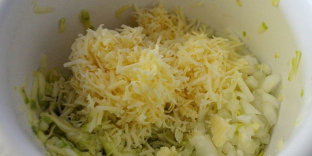 кабачковая запеканка с творогом