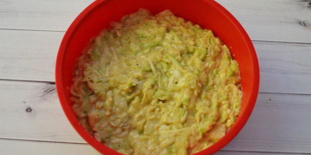 кабачковая запеканка с творогом