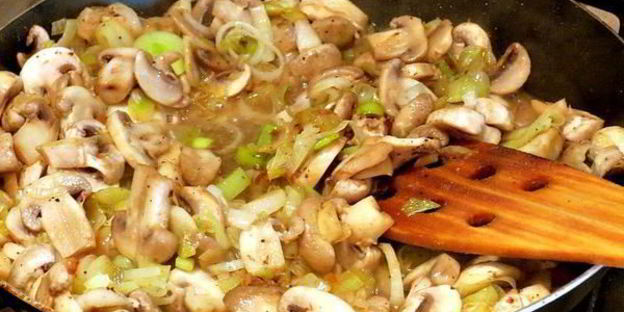 картофельная запеканка с грибами