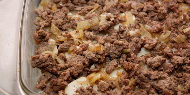 картофельная запеканка с мясом