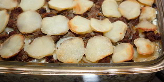 картофельная запеканка с мясом