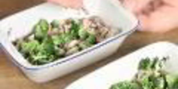 куриная запеканка с брокколи