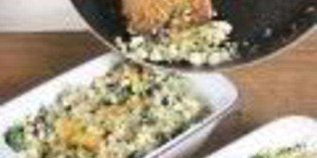 куриная запеканка с брокколи