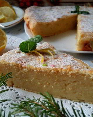 Лимонная запеканка с рикоттой