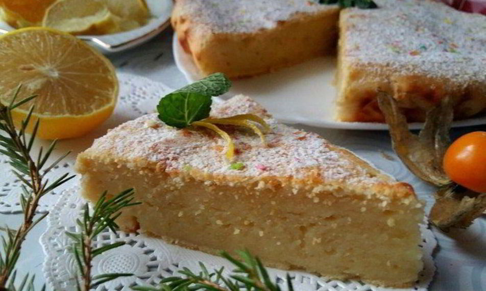 Рецепт лимонной запеканки с рикоттой