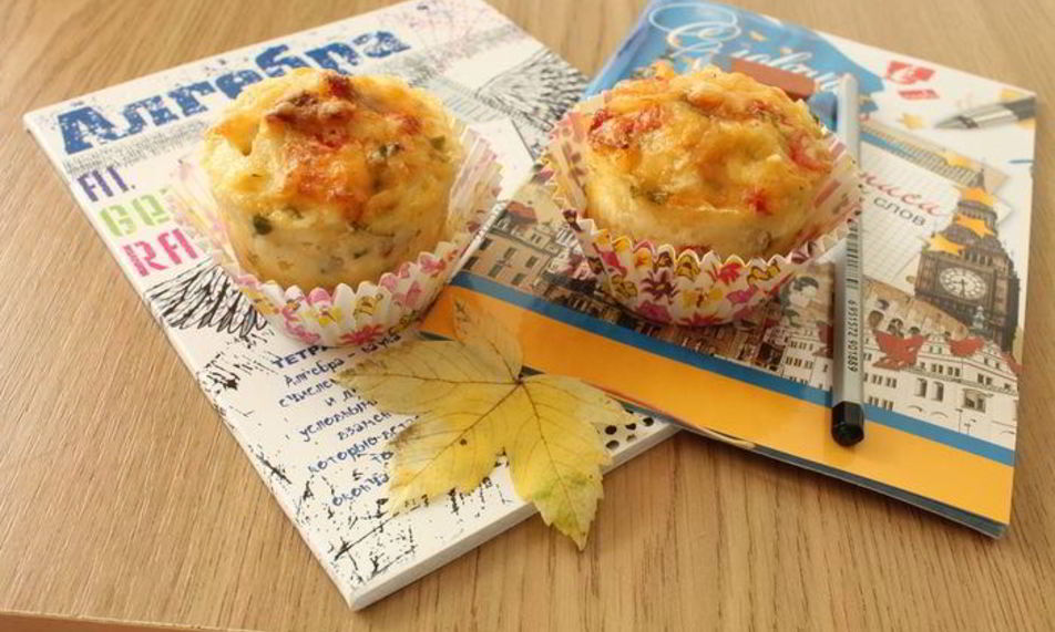 Рецепт порционных запеканок из макарон и творога