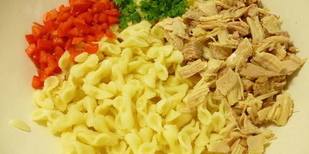 порционные запеканки из макарон и творога