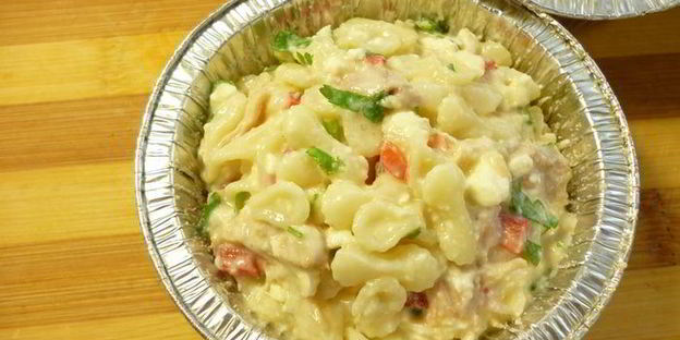 порционные запеканки из макарон и творога