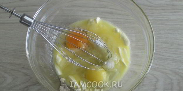 творожная запеканка с черникой