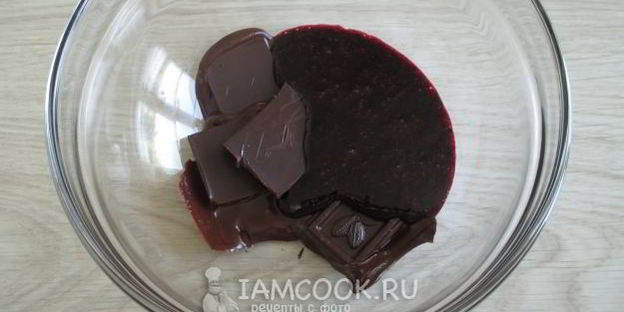 творожная запеканка с черникой