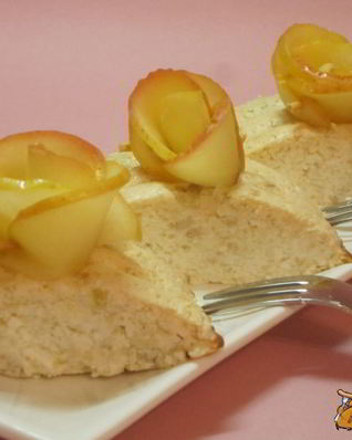 Творожная запеканка с яблоками и Геркулесом