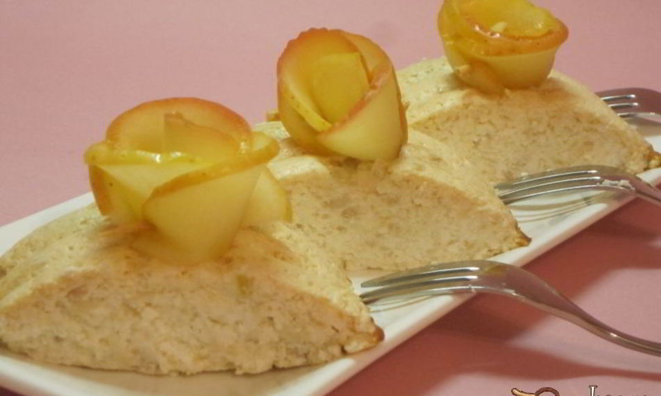 Рецепт творожной запеканки с яблоками и геркулесом