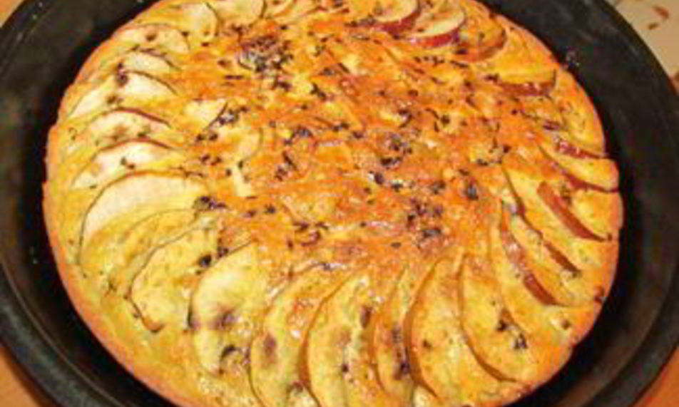 Рецепт творожной запеканки с яблоками