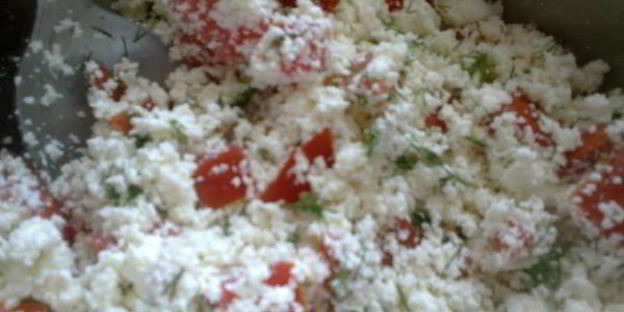 творожные мини-запеканки с сыром и овощами