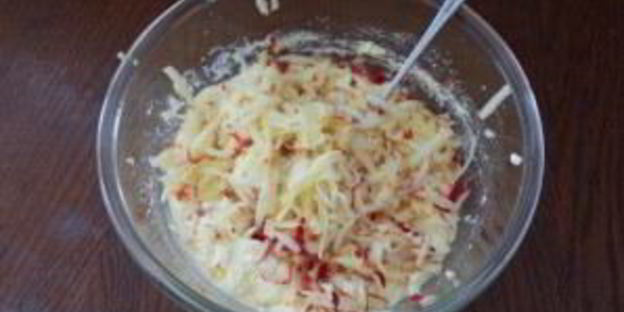 яблочная запеканка с корицей