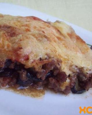 Запеканка из баклажанов с фаршем