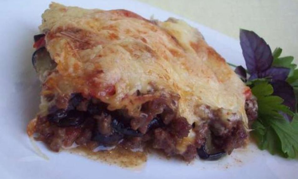 Рецепт запеканки иза баклажанова с фаршема