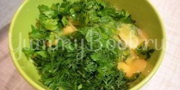 запеканка из кабачков и фарша под сырно-яичной заливкой