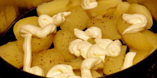 запеканка из картофеля и форели