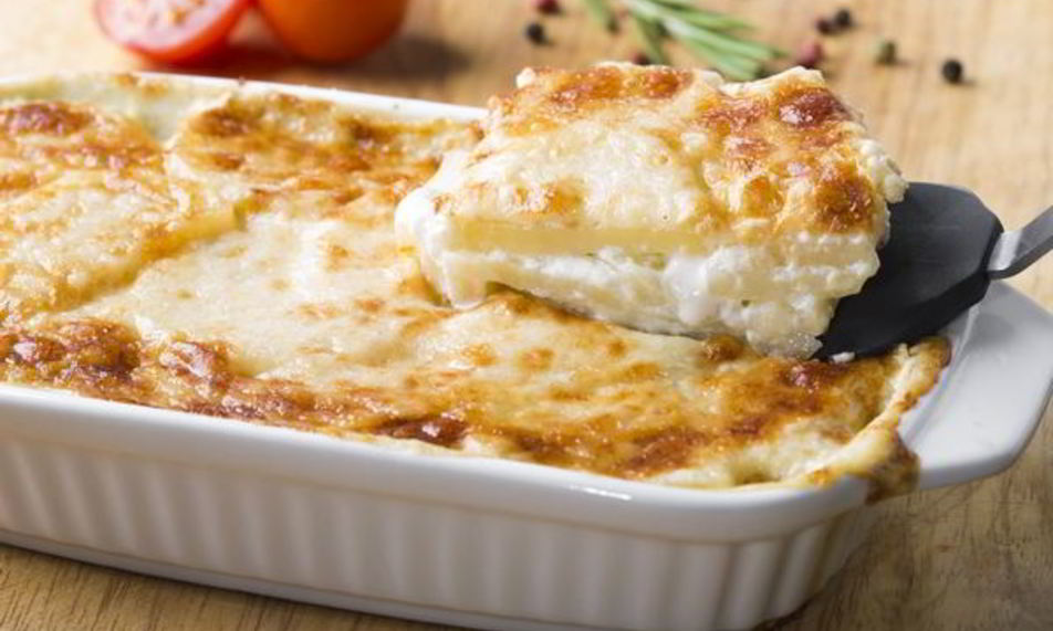 Рецепт запеканки из картофеля с творогом и сыром