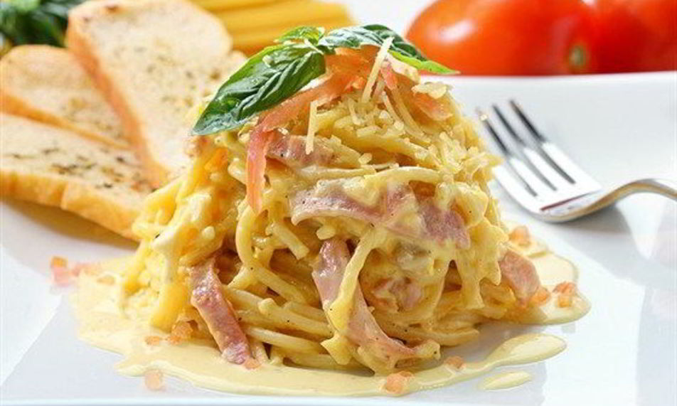 Рецепт запеканки из лапши и ветчины