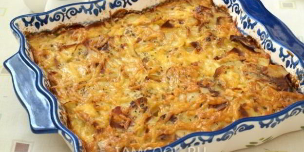 запеканка из свинины с картофелем в духовке