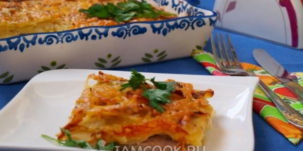 запеканка из свинины с картофелем в духовке