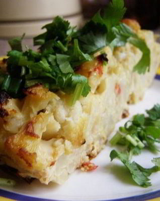 Запеканка из цветной капусты