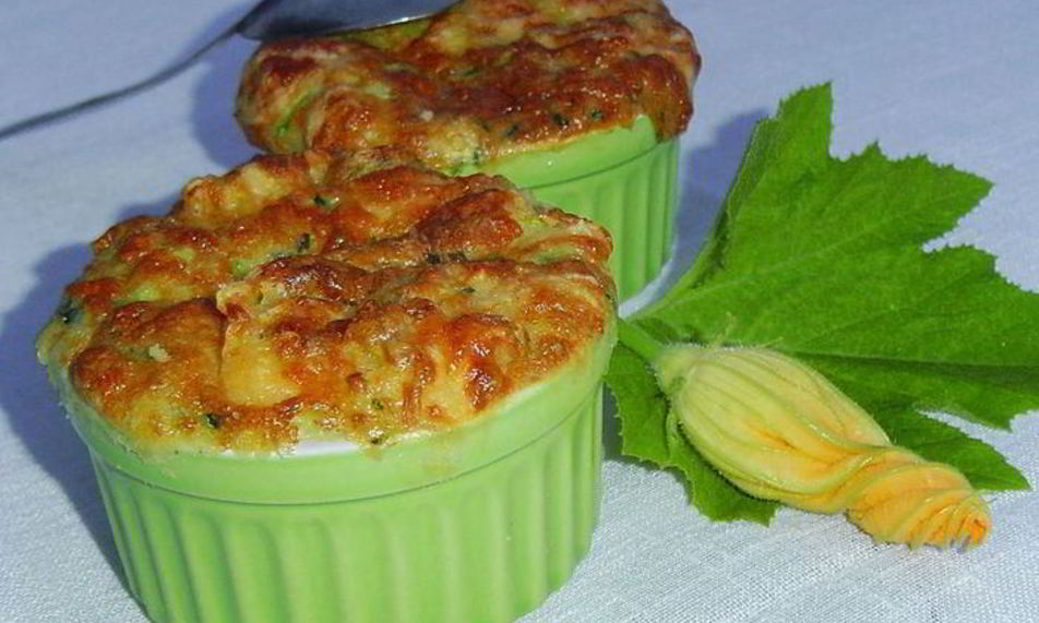 Рецепт запеканки кабачково-творожная с курятиной