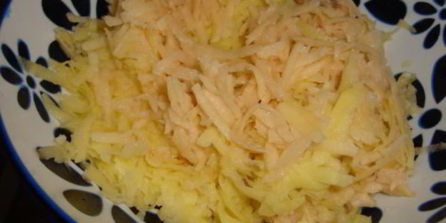 запеканка картофельная с курицей и грибами