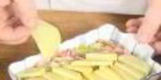 запеканка картофельная с луком-пореем