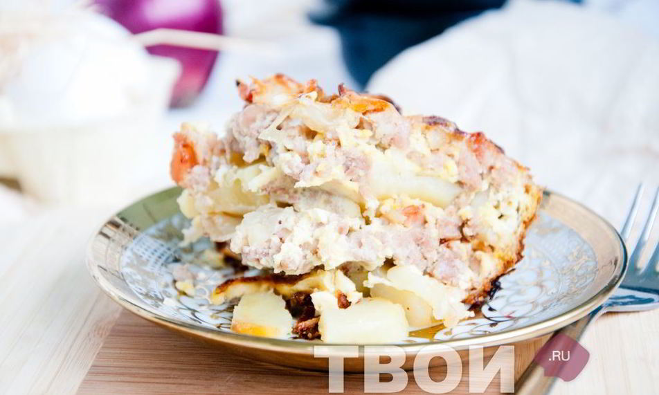Рецепт запеканки картофельной с мясом