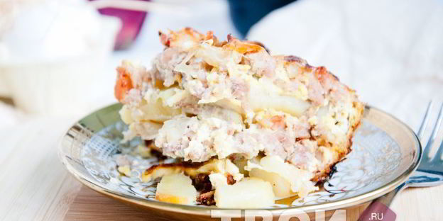 запеканка картофельная с мясом