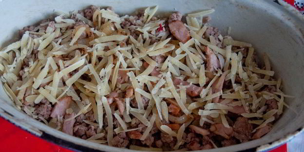 запеканка картофельная с мясом