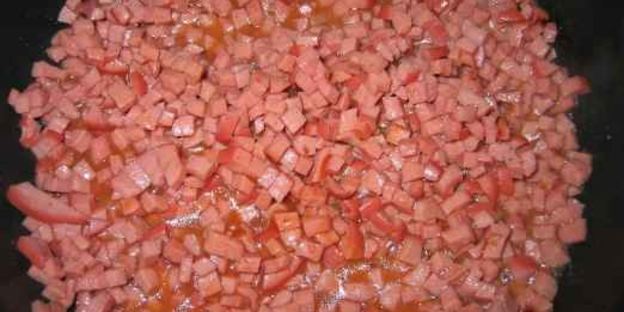 запеканка макаронная с колбасой