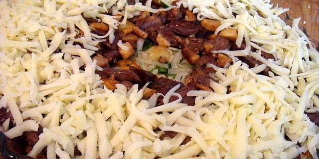 запеканка по-деревенски с сердечками