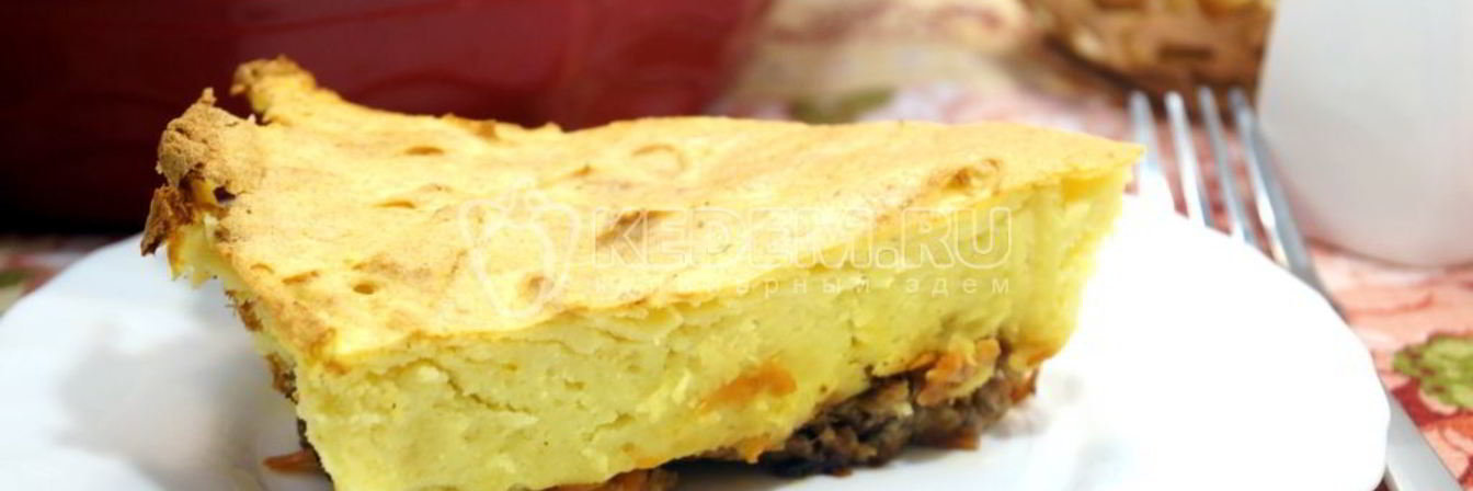 Запеканка с фаршем и картофелем в духовке