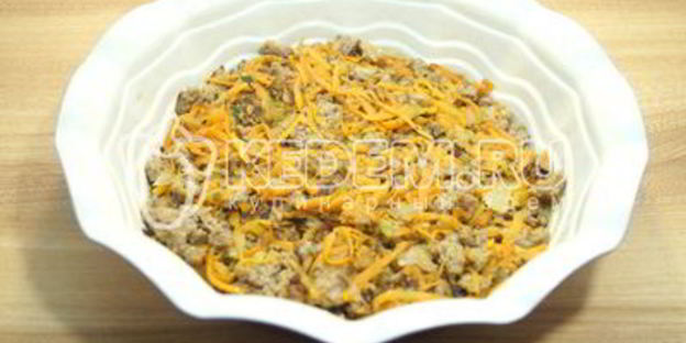 запеканка с фаршем и картофелем в духовке