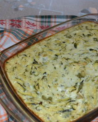 Запеканка с кабачком и творогом