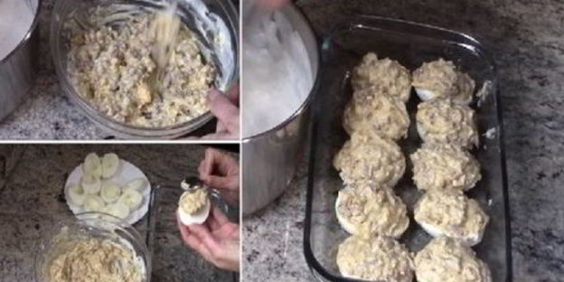 запеканка с яйцами и сыром