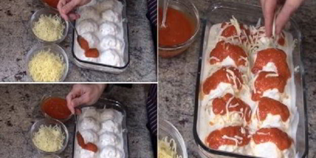 запеканка с яйцами и сыром