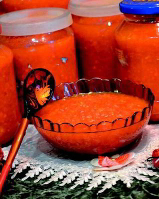 Аджика без помидоров на зиму