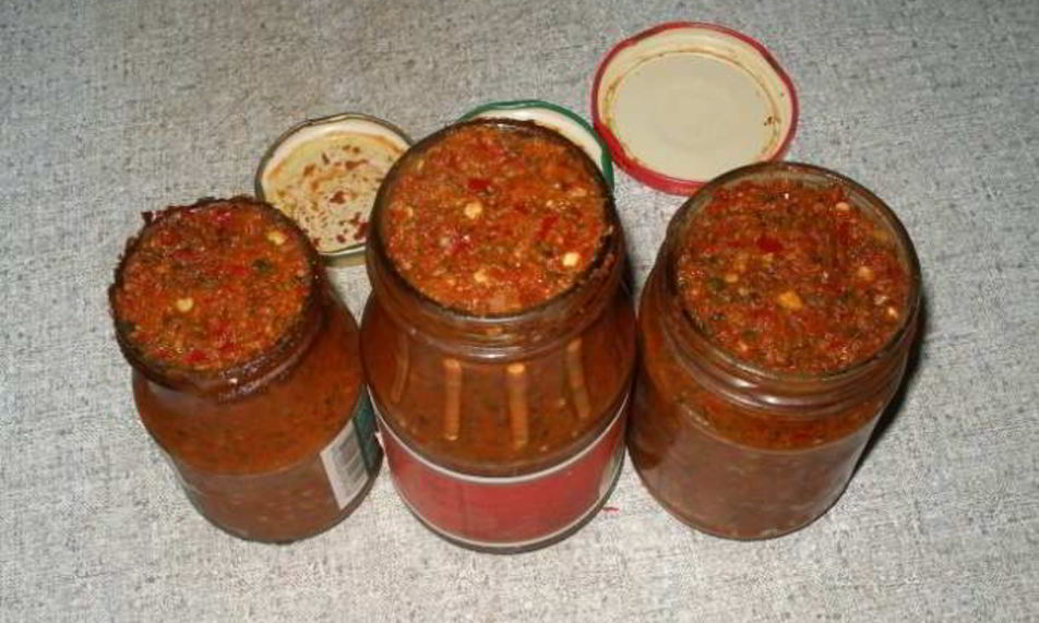 Рецепт аджики без варки