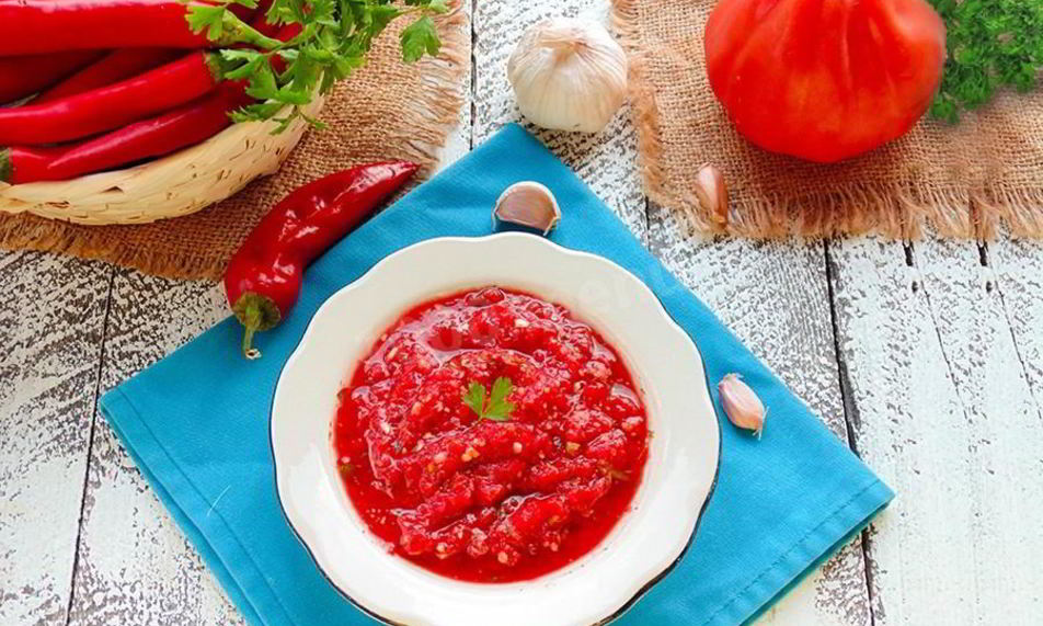 Рецепт аджики без яблок