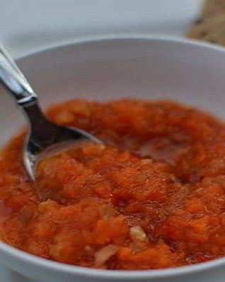 Аджика домашняя с яблоками