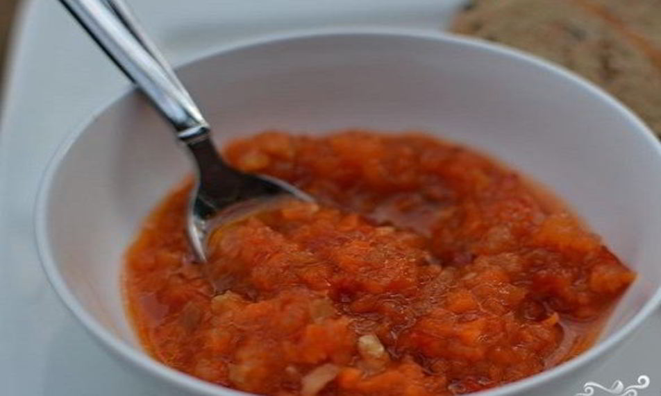 Рецепт аджики домашней с яблоками
